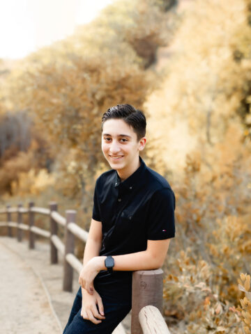 Headshot of CHOC patient, Hamza, who was diagnosed with Type 1 diabetes in 2021